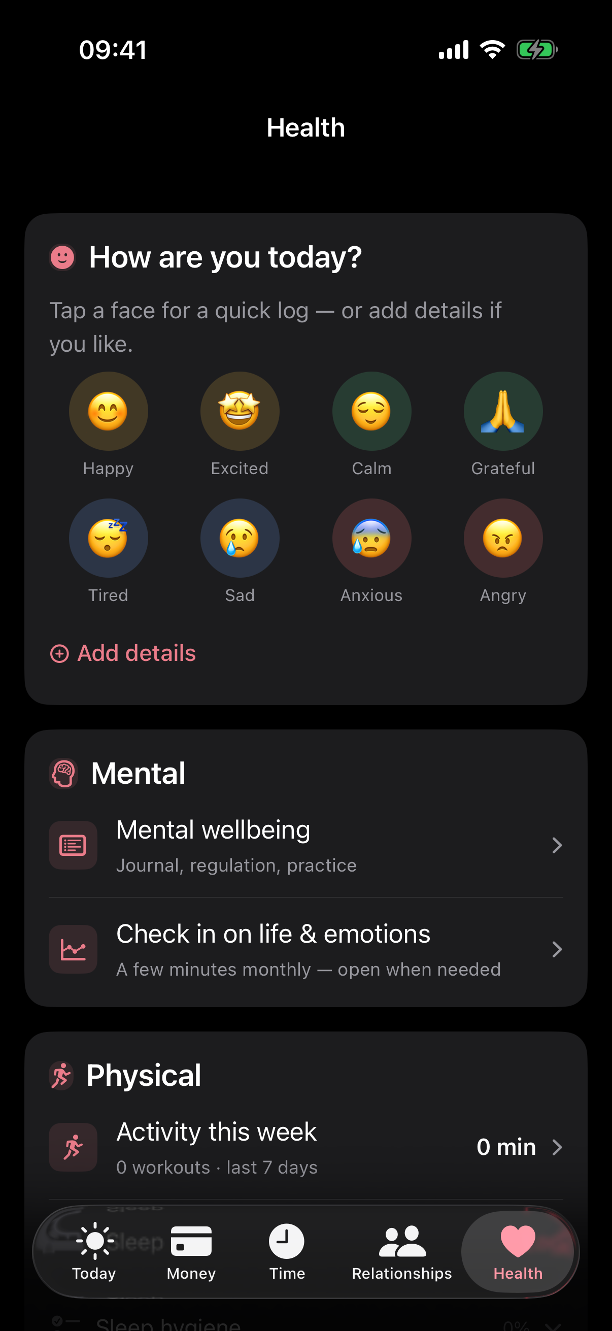 Real Native iOS App Screenshot - Cairn Harmony